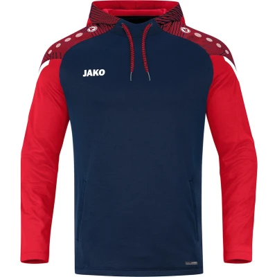 Afbeelding van JAKO Performance Hoodie, Heren, Maat: 52/54, Marine/rot