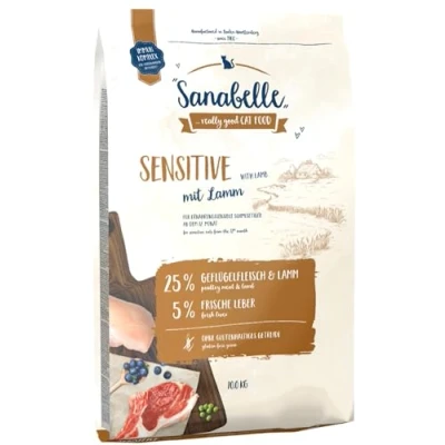 Afbeelding van Sanabelle Sensitive met Lam Droog kattenvoer voor voedingsgevoelige katten 6 x 400 kg