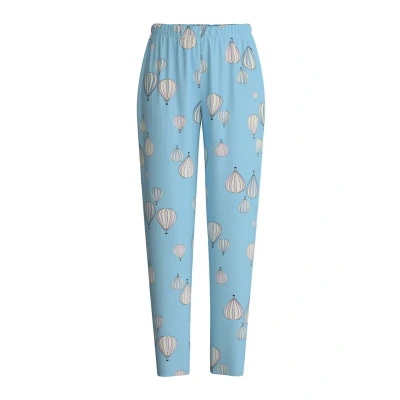 Afbeelding van Calida Favourites Botanic Pyjamabroek, Dames, Maat: 36/38, Cascade blue