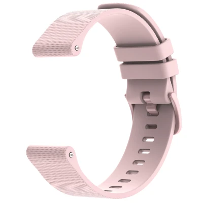 Afbeelding van Siliconen sportbandje met gesp Universeel 22 mm aansluiting Roze imoshion bandje En TPU (zacht)