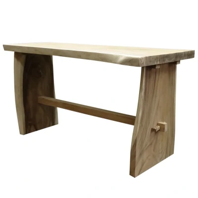 Afbeelding van Boomstam bartafel 260x75xH110 cm bladdikte 8
