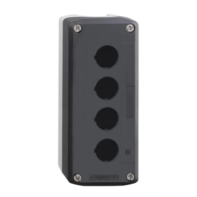Afbeelding van Schneider Electric XALD04 Lege behuizing 4 inbouwplaatsen Zonder markering Donkergrijs, Lichtgrijs 1 stuk(s)