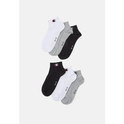 Afbeelding van Champion Quarter Socks 6 PACK Unisex Sportsokken, Maat: 39 42, Grey