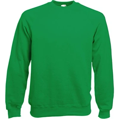 Afbeelding van Fruit of the Loom Raglan Sweatshirt voor heren groen M