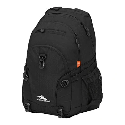 Afbeelding van High Sierra Loop Rugzak, Zwart, 19 x 13.5 8.5 Inch, Rugzak