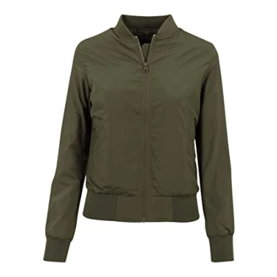 Afbeelding van Urban Classics Bomberjacks, Dames, Maat: Large, Darkolive