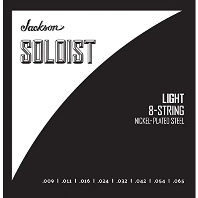 Afbeelding van Jackson Soloist snaren 8 string, Light .009 .065