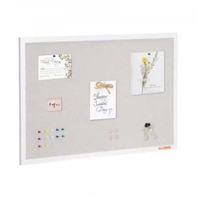 Afbeelding van VEVOR 90x60cm prikbord wandbord kurkbord memobord MDF frame