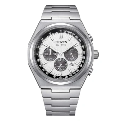 Afbeelding van Citizen Chrono Super Titanium men&#039;s watch with white background CA4610 85A Eco Drive