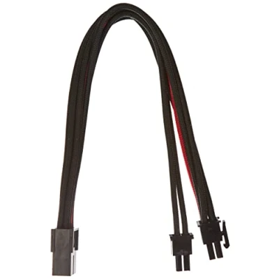 Afbeelding van Silverstone PCIe 8 pins naar 6+2 kabel, Interne kabel (PC)