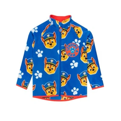 Afbeelding van PAW Patrol Jongens Fleecejack Jongensjack met Rits Chase Trui Blauw 116