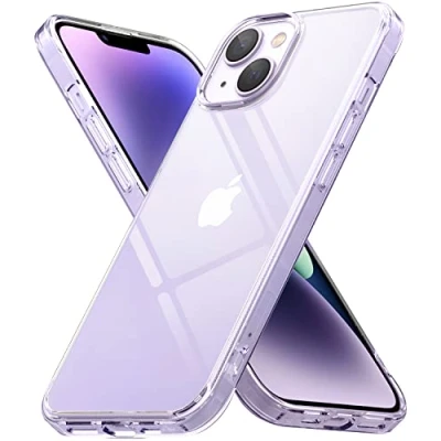 Afbeelding van Ringke Fusion Compatibel met iPhone 14 (6.1&#039;&#039;) Case, Transparant Schokbestendig Bumper Hoesje Clear
