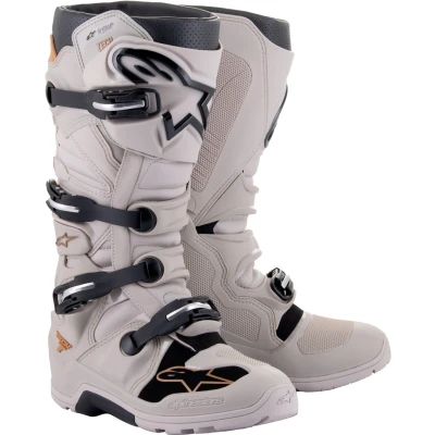Afbeelding van Alpinestars 2024 Tech 7 Enduro Drystar Crosslaarzen Grijs / Zand maat 48