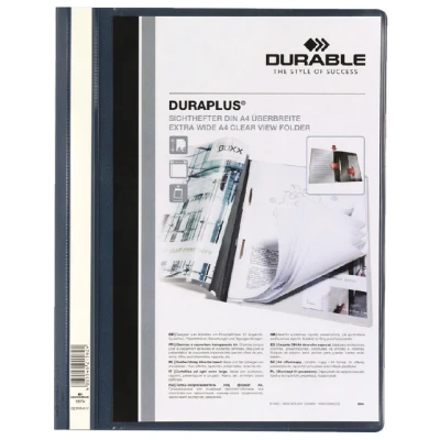 Afbeelding van Snelhechtamp Durable Duraplus A4 donkerblauw