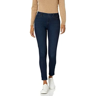 Afbeelding van Amazon Essentials vrouwen skinny stretch pull on gebreide Jegging,Donker wassen,L Long