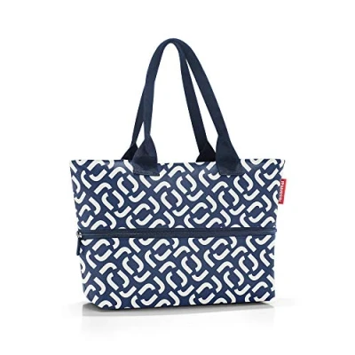 Afbeelding van Reisenthel Shopper E1 verschillende kleuren Gielen lederwaren Signature Navy