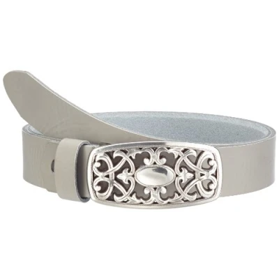 Afbeelding van MGM Damesriem Ornament, grijs, 85