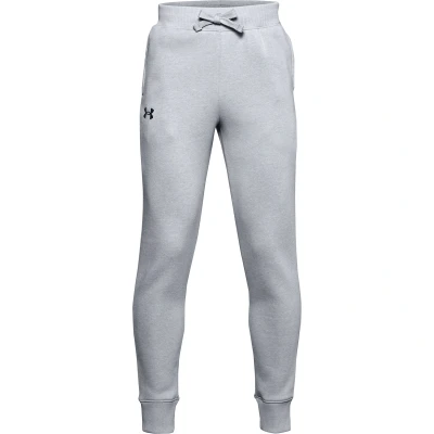 Afbeelding van Under Armour Jungen Ua Rival katoenen broek, Mod Grey Light Heather/Zwart, M EU