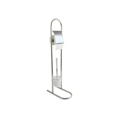 Afbeelding van MSV 140383 Staande wc garnituur borstel van roestvrij staal 16 x 30 83 cm