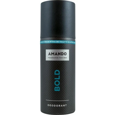 Afbeelding van 6x Amando Bold Deospray 150ml kopen? Nu in de aanbieding bij Voordelig Inslaan!