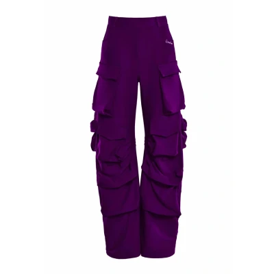 Afbeelding van Winshape CP101C Cargobroek, Dames, Maat: Small, Dark plum