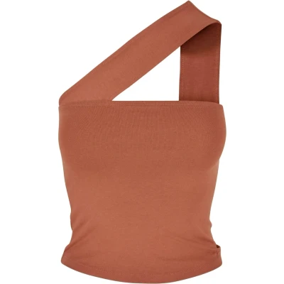 Afbeelding van Urban Classics ONE Strap Top, Dames, Maat: 4XL, Terracotta