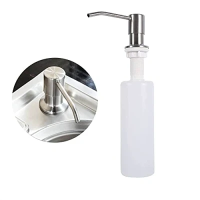 Afbeelding van TOPINCN 300 ml Zeep Dispenser Rvs Sink Lotion Moderne Keukenkraan Pomp