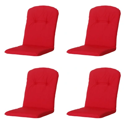 Afbeelding van Madison Kussen Kuip Hoog Panama Red 45x96 Rood 4 Stuks