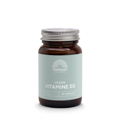 Afbeelding van Mattisson HealthStyle Omega 3 Algenolie en Vitamine D3 75mcg/3000IE