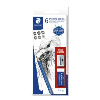 Afbeelding van Staedtler Mars promo set á Lumograph potlood 61 100C6