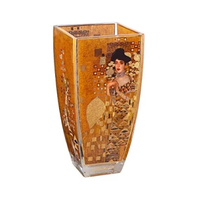 Afbeelding van Goebel Gustav Klimt Vaas Adele Bloch Bauer 22 Artis Orbis glas 22cm met echt goud