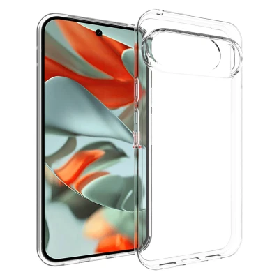 Afbeelding van Google Pixel 10 Pro XL Hoesje Siliconen en TPU (zacht) Accezz Softcase/Backcover Transparant Telefoonhoesje