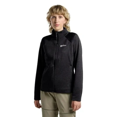 Afbeelding van Jack Wolfskin Taiga FZ W Fleecejas, Dames, Maat: XL, Black