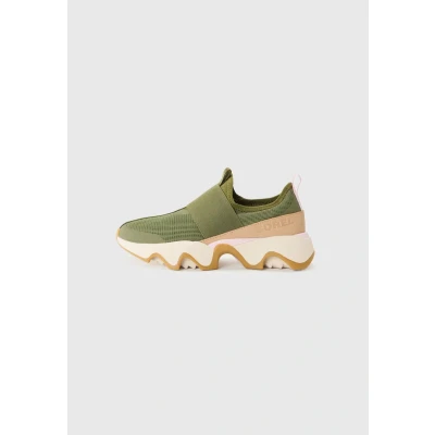 Afbeelding van Sorel Vrouwen Kinetic Impact 2 Strap Winter Sneakers, Utility Groen, Roze Dageraad, 5 UK, Groen 38 EU