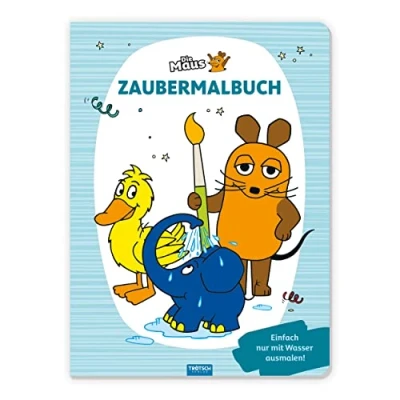 Afbeelding van Trötsch Malbuch Die Maus Zaubermalbuch: Ausmalbuch