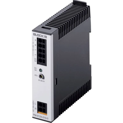 Afbeelding van Block PM 0124 010 0 DIN rail netvoeding 24 V/DC 1 A W Aantal uitgangen: x Inhoud: stuk(s)