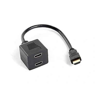Afbeelding van Lanberg AD 0019 BK video splitter HDMI 2x