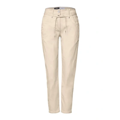 Afbeelding van Cecil Casual FIT Broek, Dames, Maat: 36x28, Beige