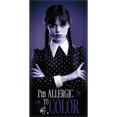 Afbeelding van Wednesday Strandlaken Allergic to Color 70 x 140 cm Katoen