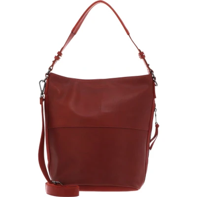 Afbeelding van FREDsBRUDER Leren Schoudertas Jola Hobo Rust Rood