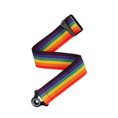 Afbeelding van D&#039;Addario PWSAL411 Auto Lock Gitaarband regenboog