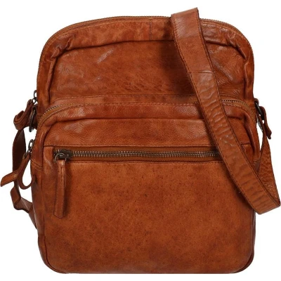 Afbeelding van Bear Design Cow Lavato Schoudertas M cognac