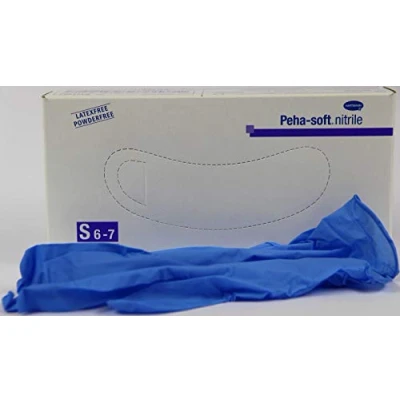 Afbeelding van 100 Nitril Hartmann Peha Soft Handschoenen zonder poeder. Maat: Small