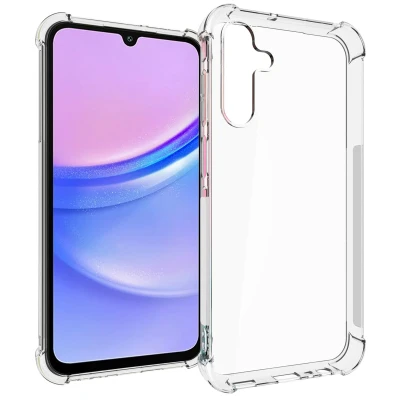 Afbeelding van Samsung Galaxy A15 (4G) Hoesje Siliconen en TPU (zacht) iMoshion Softcase/Backcover Transparant Telefoonhoesje