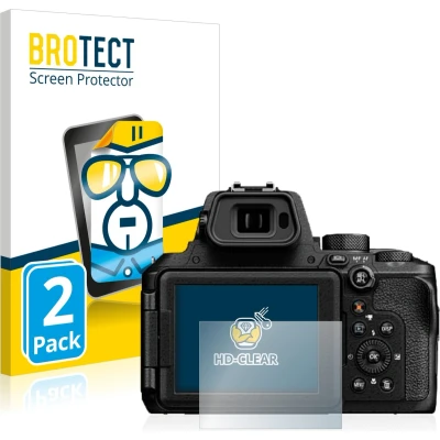 Afbeelding van BROTECT Screenprotector voor Nikon Coolpix P950 Folie Beschermfolie transparant (2 Stuks)