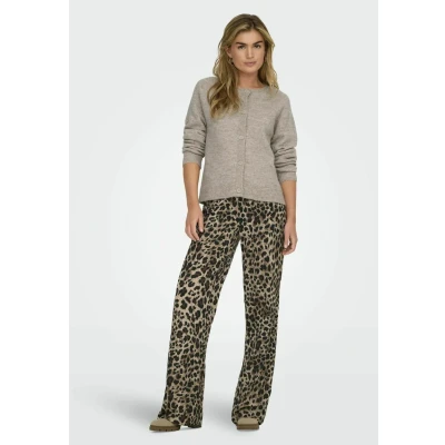 Afbeelding van ONLY Onlthalia HOHE Taille Broek, Dames, Maat: Sx32, Pumice stone