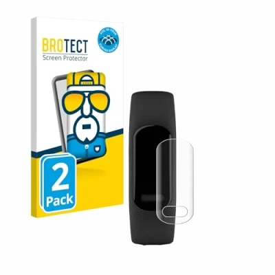 Afbeelding van BROTECT Full Cover Screen Protector voor Garmin Vivosmart 5 (2 Stuks) Schermbeschermer, 3D Curved