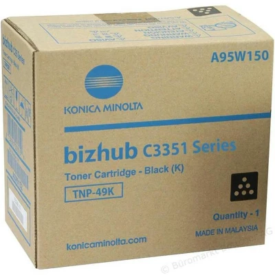 Afbeelding van Konica Minolta A95W150 (TNP 49K) 49Y) Toner Zwart