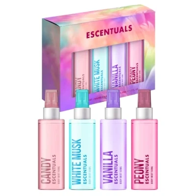 Afbeelding van Escentuals Mini Mist Womens Gift Set, Body Fragrance Spray 4 x 50ml (Pack of 3)