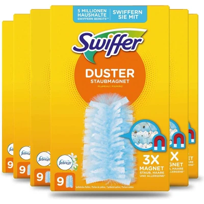 Afbeelding van Swiffer Duster 54 Navullingen Geur van Febreze 6 x 9 Voordeelverpakking